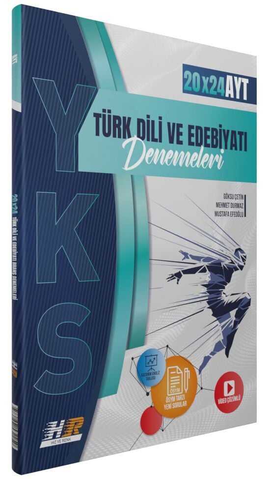 Hız Ve Renk Yayınları Ayt Türk Dili Ve Edebiyatı Denemeleri 20X24-2026