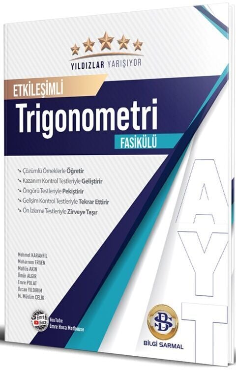 Bilgi Sarmal Yıldızlar Yarışıyor Etkileşimli Ayt Trigonometri Fasikülü 2026