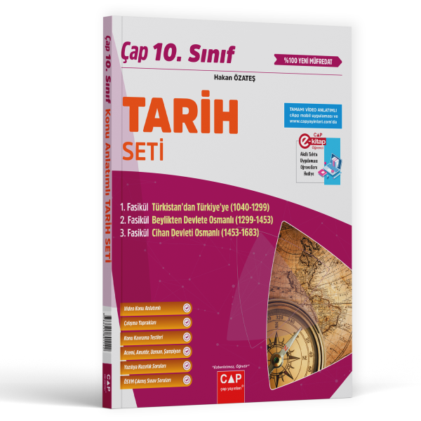 2026 Çap Yayınları 10 Sınıf Tarih Fasikül Seti