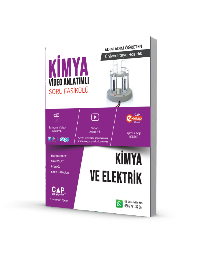 Çap Yayınları Üniversiteye Hazırlık Kimya Ve Elektrik Soru Fasikülü