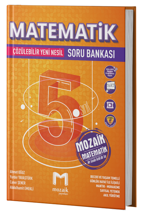 2026 Mozaik Yayınları 5.Sınıf Matematik Soru Bankası