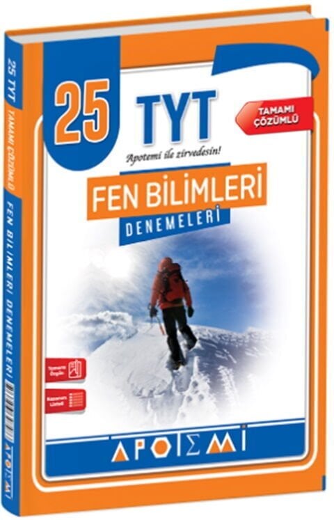 2027 Apotemi TYT Deneme Fen Bilimleri 25 Li