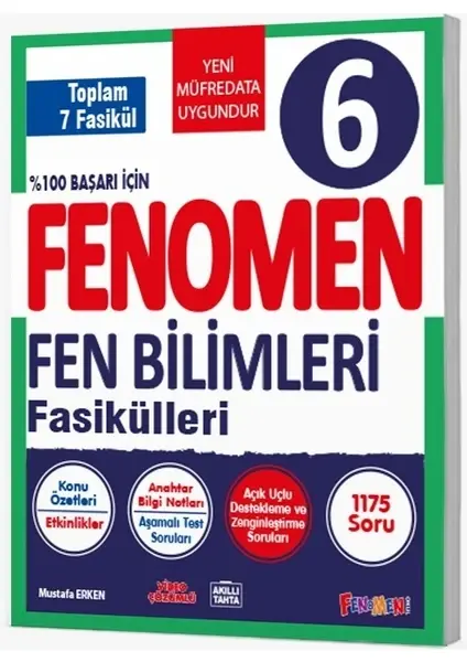 2026 Fenomen Yayıncılık 6.Sınıf Fen Bilimleri Fasikülleri 7 Kitap