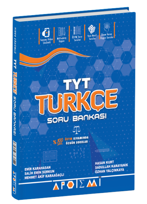 2027 Apotemi Yayınları Tyt Türkçe Soru Bankası