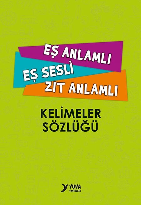Yuva Yayınları Eş Sesli Zıt.Anl Sözlüğü Karton Kapak