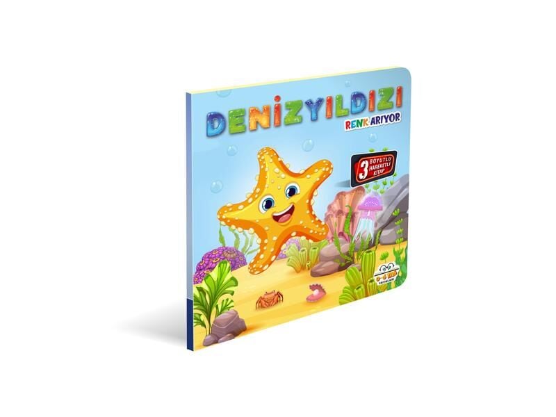0-6 Yaş Yayınları Hareketli Kitaplar Deniz Yıldızı Renk Arıyor
