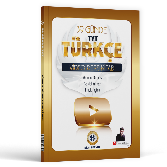 2027 Bilgi Sarmal Yayınları 39 Günde Tyt Türkçe Video Ders Kitabı