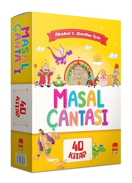 Ema Çocuk 1.Sınıf Masal Çantası Büyük Boy 40 Kitap
