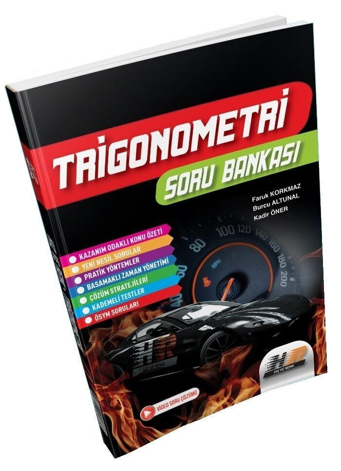 2027 Hız Ve Renk Yayınları Trigonometri Soru Bankası