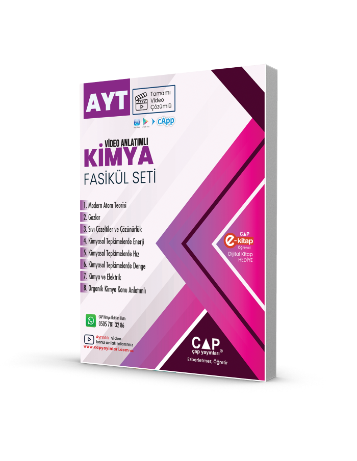 Çap Yayınları Ayt Kimya Fasikül Seti