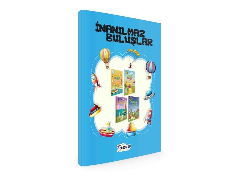 Teleskop İnanılmaz Buluşlar 4 Kitap Set