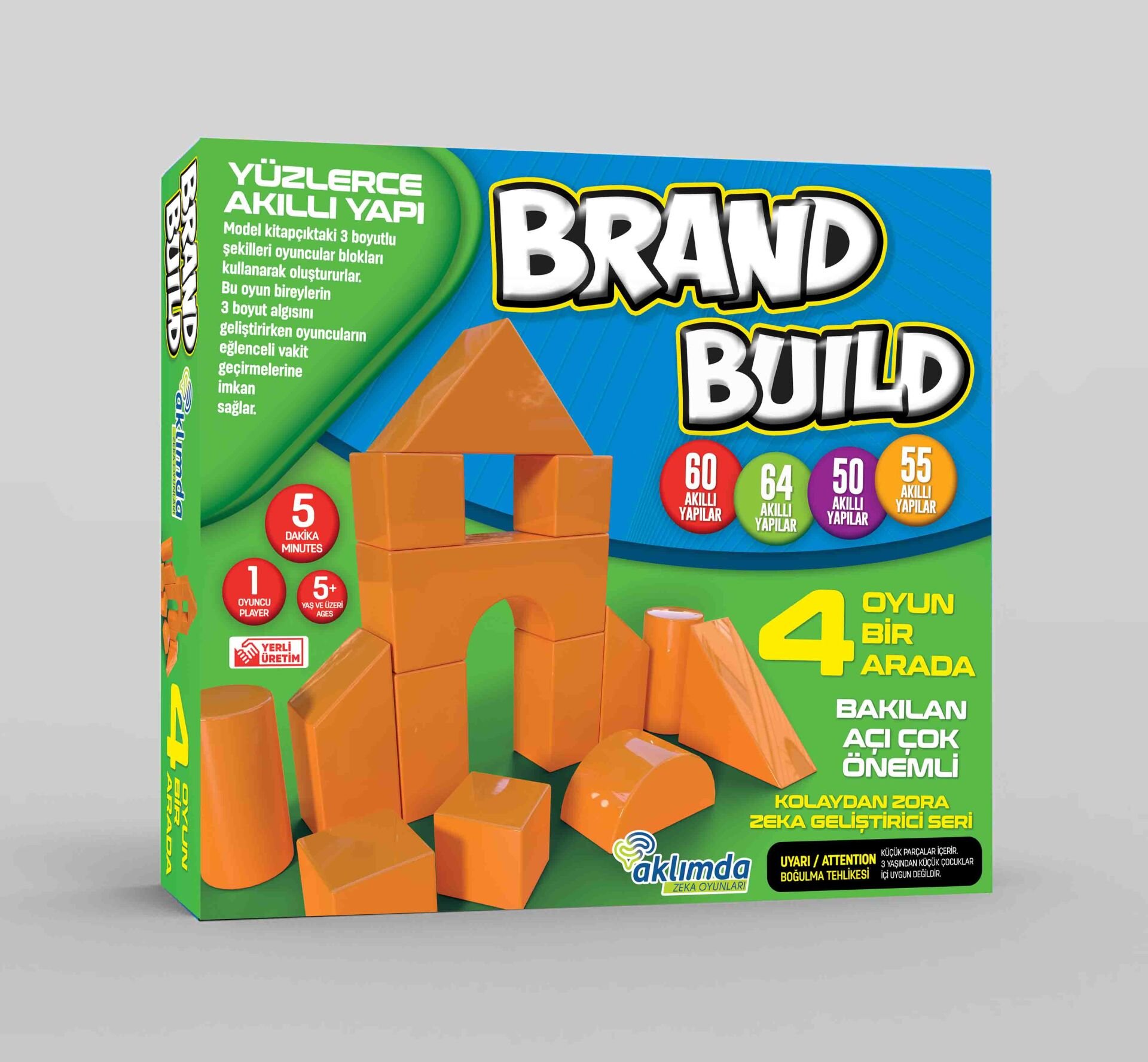 Aklımda Zeka Oyunları Brand Build  Geometrik Yapılar