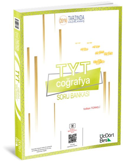 Üç Dört Beş Yayıncılık Tyt Coğrafya Soru Bankası