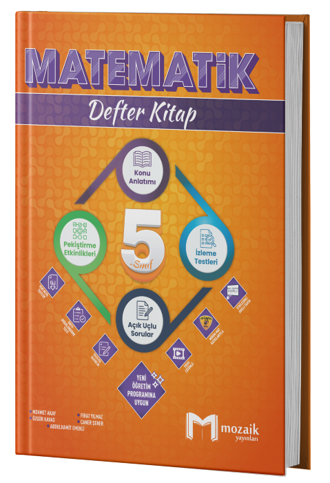 2026 Mozaik Yayınları 5.Sınıf Matematik Defter Kitap
