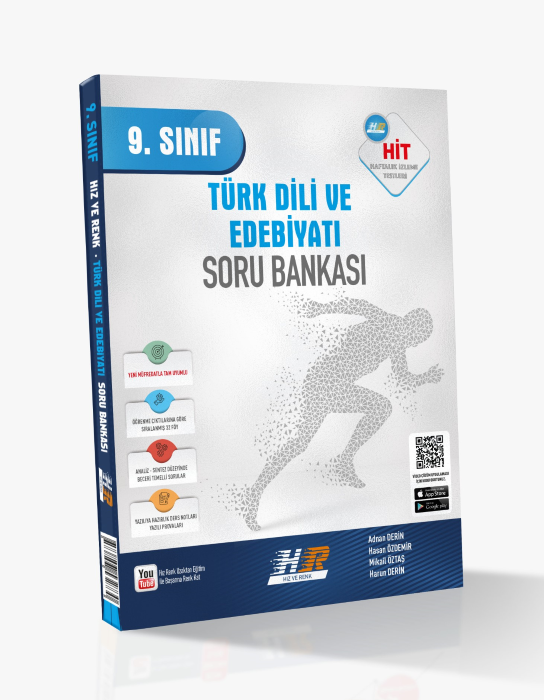 2027 Hız Ve Renk Yayınları 9.Sınıf Türk Dili Ve Edebiyatı Soru Bankası