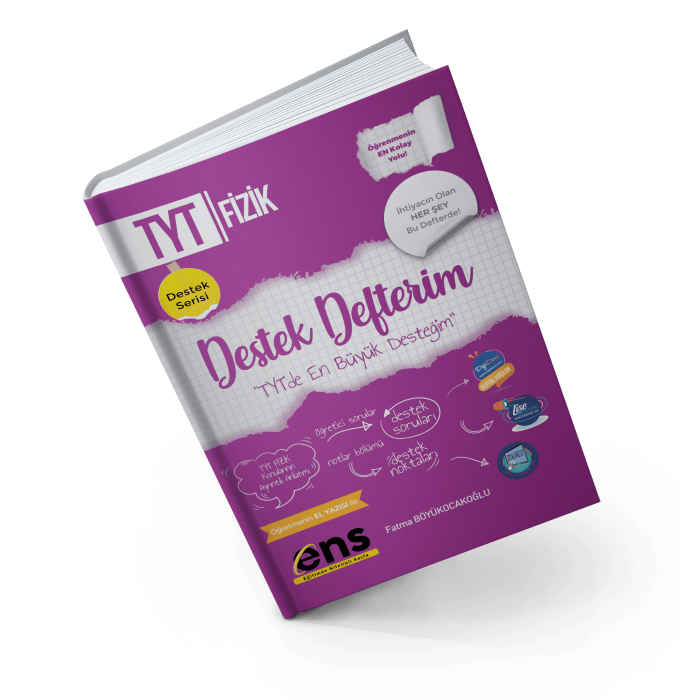 Ens Destek Yayınları Tyt Fizik Destek Defterim