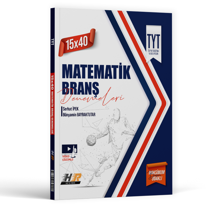 2027 Hız ve Renk Yayınları Tyt Matematik 15x40 Denemeleri