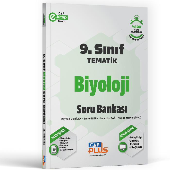 Çap Yayınları 9.Sınıf Tematik Biyoloji Soru Bankası 2026