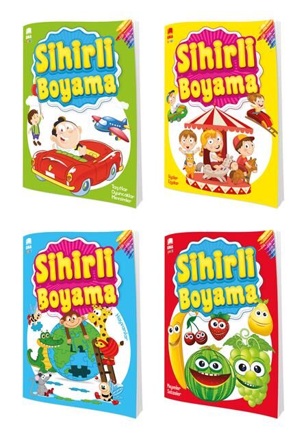 Ema Kitap Sihirli Boyama (4 Çeşit)