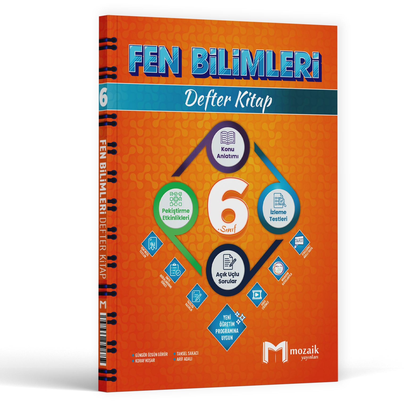 2026 Mozaik Yayınları 6.Sınıf Fen Bilimleri Defter Kitap
