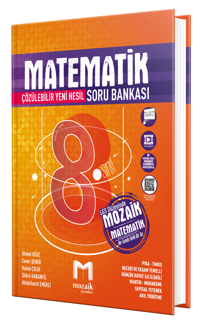 2027 Mozaik Yayınları 8.Sınıf Matematik Soru Bankası