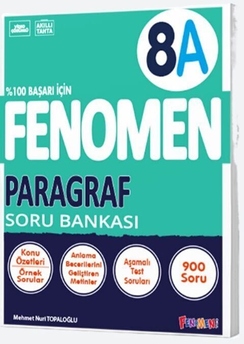 2027 Fenomen Yayıncılık 8.Sınıf Paragraf A Soru Bankası