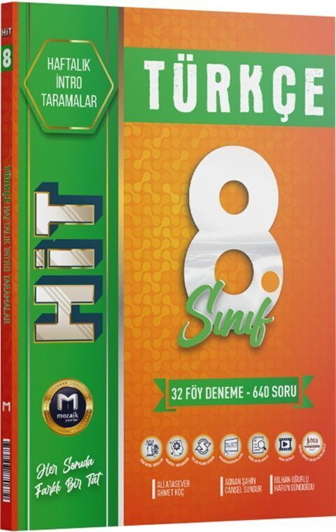 2027 Mozaik Yayınları 8.Sınıf Türkçe Hit 32'Li Deneme