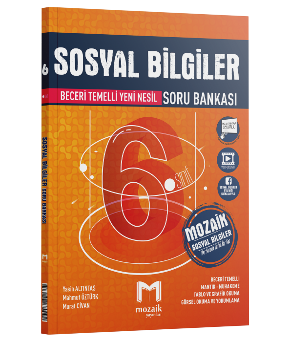 Mozaik Yayınları 6.Sınıf Sosyal Bilgiler Soru Bankası