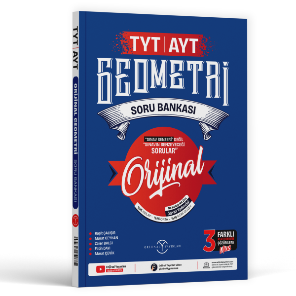 2027 Orijinal Yayınları Tyt Ayt Geometri Soru Bankası