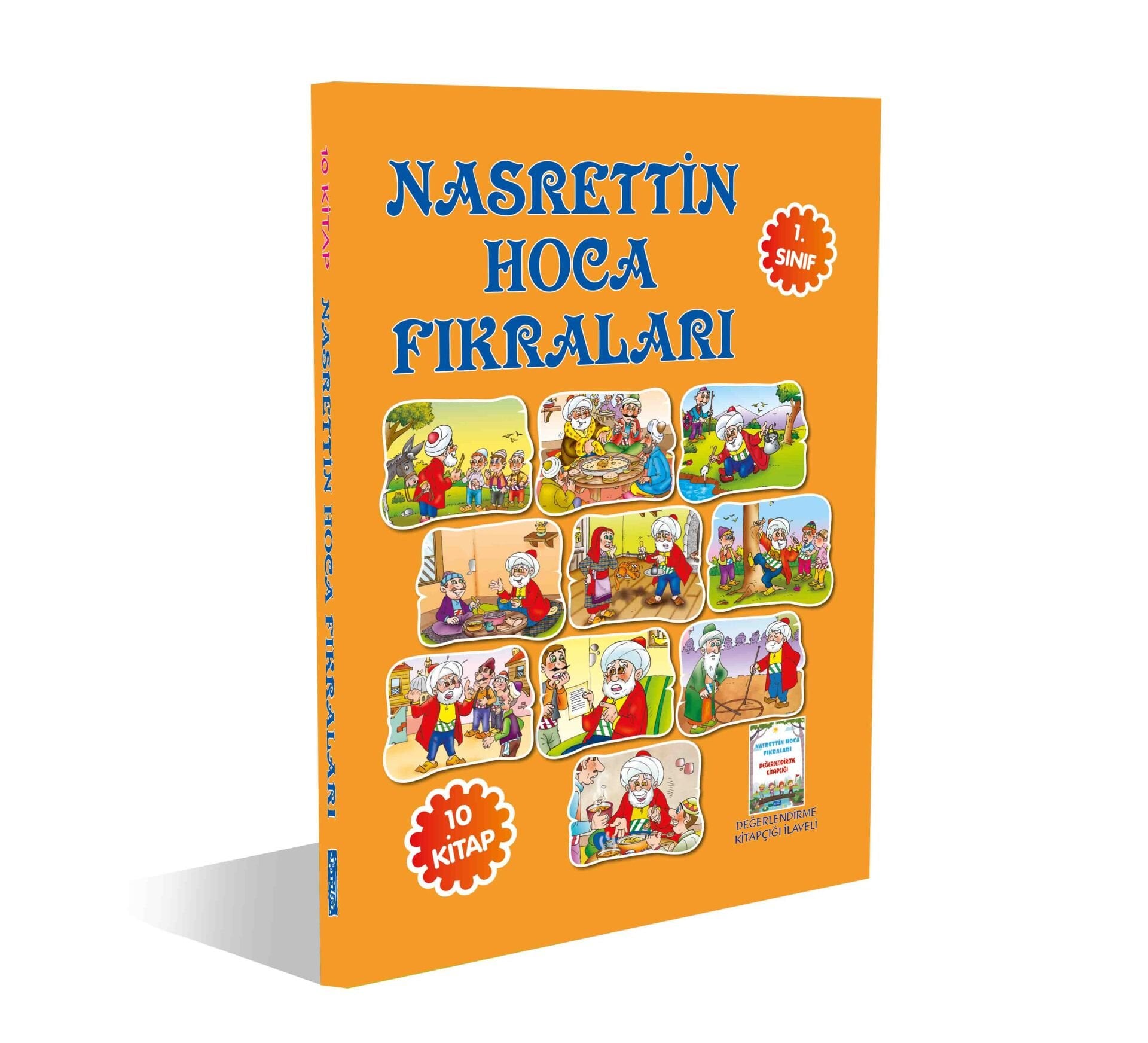 Parıltı Yayıncılık 1 Sınıf Nasrettin Hoca Fıkraları Renkli Resimli 10 Kitap