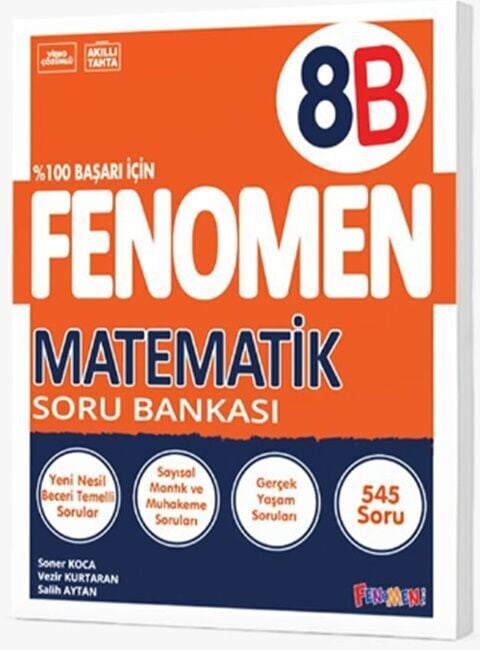 2026 Fenomen Yayıncıık 8.Sınıf Matematik B Soru Bankası