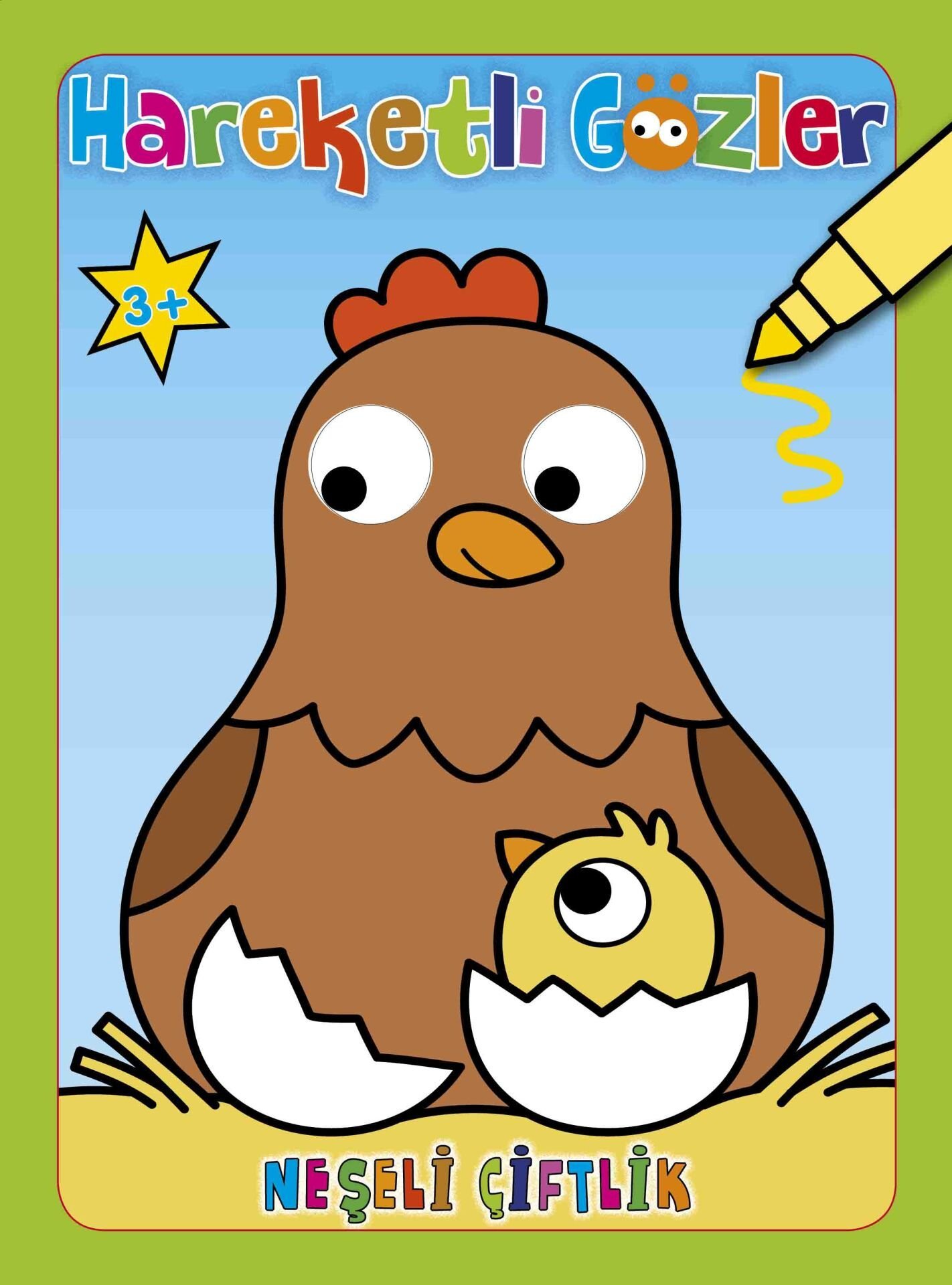 0-6 Yaş Yayınları Hareketli Gözler Neşeli Çiftlik