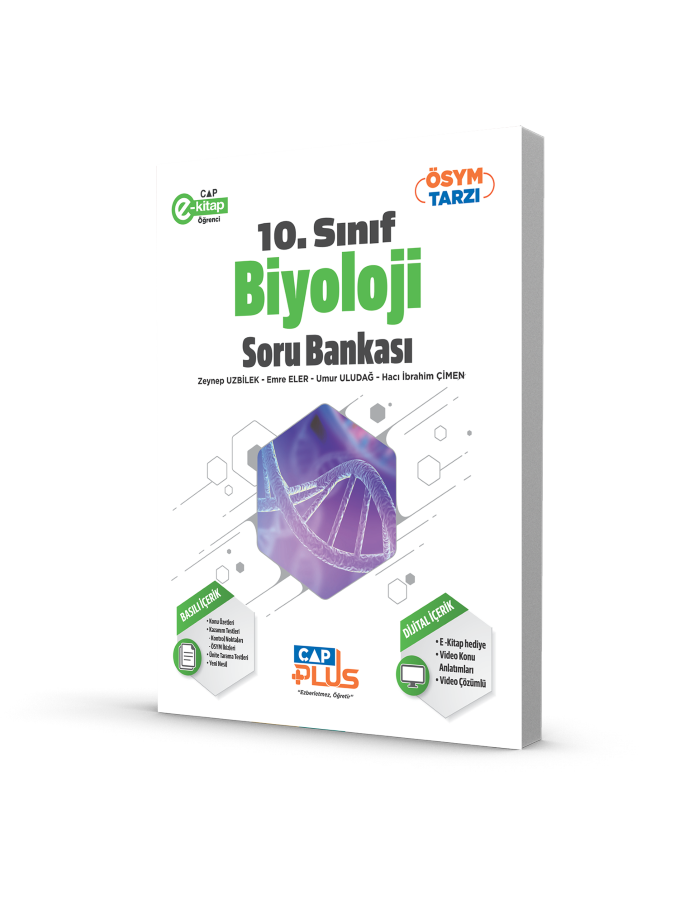 Çap Yayınları 10.Sınıf Biyoloji Soru Bankası