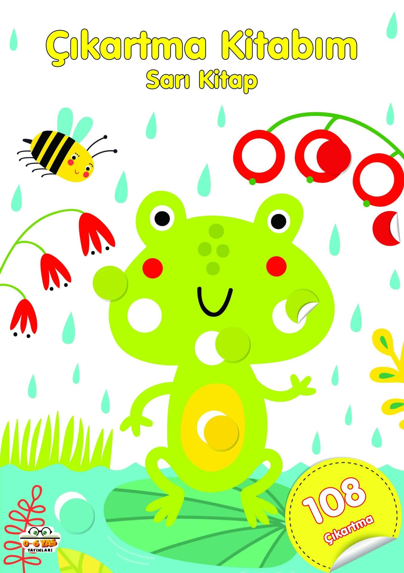 0-6 Yaş Yayınları Çıkartma Kitabım   Sarı Kitap