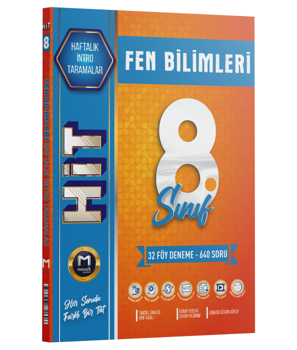 2027 Mozaik Yayınları 8.Sınıf Fen Bilimleri Hit 32'Li Deneme