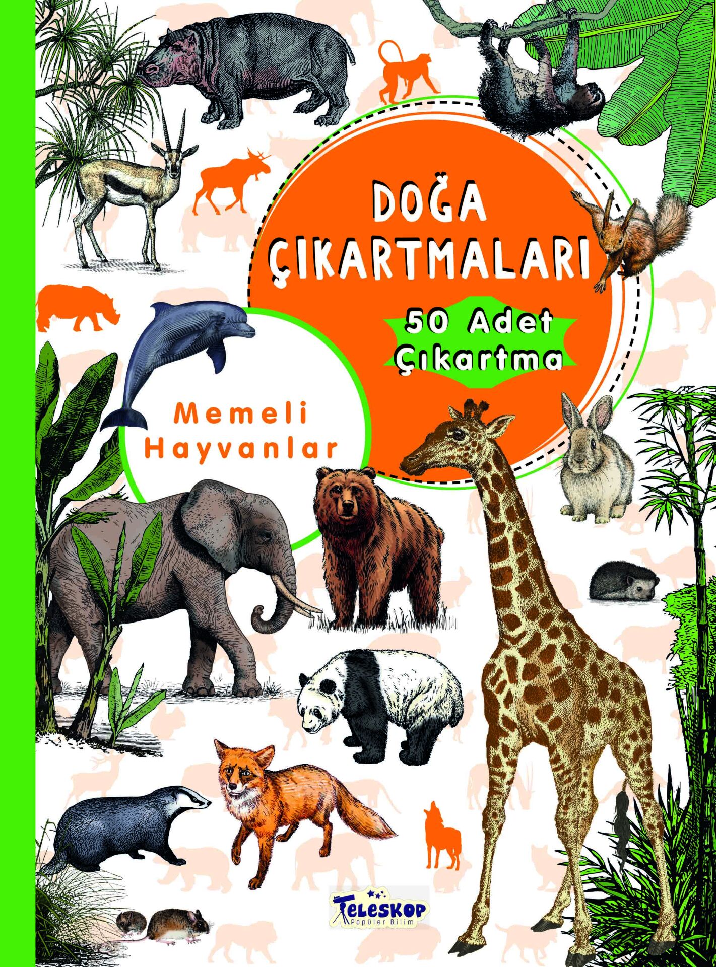 Teleskop Benim Doğa Çıkartmalarım Memeli Hayvanlar