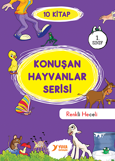 Yuva Yayınları 1.Sınıf Konuşan Hayvanlar 10 Kitap