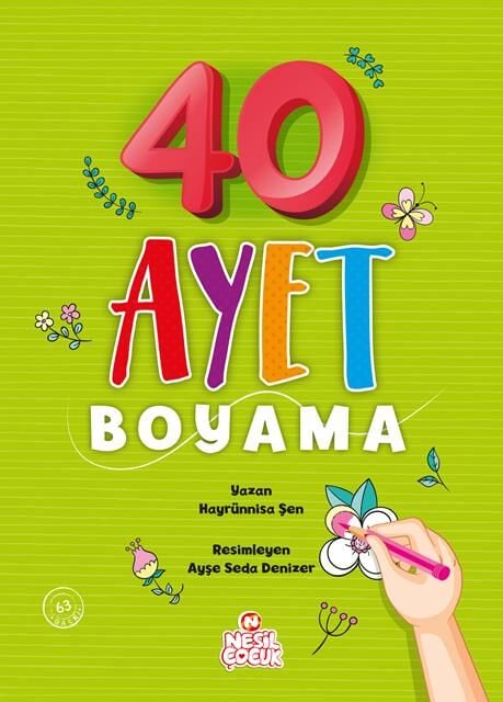 Nesil Çocuk 40 Ayet Boyama