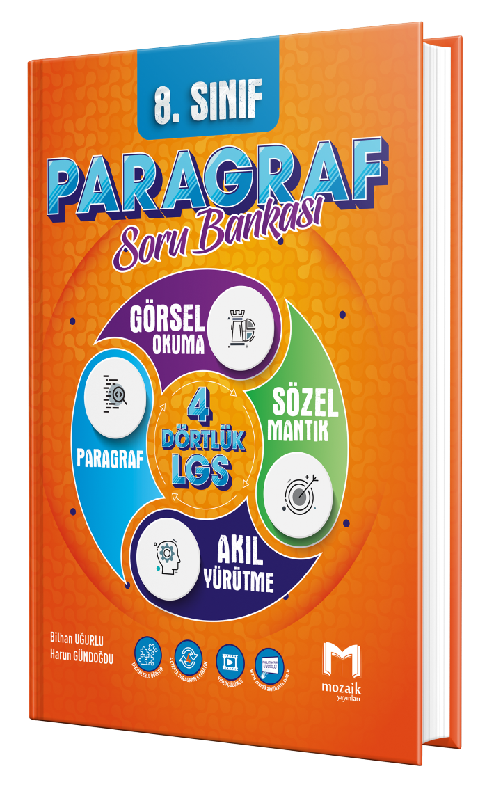 2027 Mozaik Yayınları 8.Sınıf Paragraf Soru Bankası